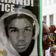A protester holds a sign at a "Justice for Trayvon" rally in Los Angeles. (Kevork Djansezian/Getty Images)